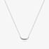 Sif Jakobs Silver Capriana Pianura Curve Bar Necklace SJ-N2600