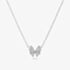 Sif Jakobs Sterling Silver Farfalla Cubic Zirconia Butterfly Necklace SJ-N2700-CZ