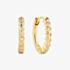 Sif Jakobs Gold Plated Sarzana Cubic Zirconia Huggies Earrings SJ-E2750-CZ-YG