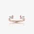 Sif Jakobs Rose Gold Plated Antella Baguette Piccolo Ring SJ-R011-CZ(RG)/56