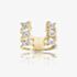 Sif Jakobs Gold Plated Antella Baguette Grande Ring SJ-R014-CZ(YG)/58