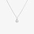 Diamonfire Silver Cubic Zirconia Teardrop Pendant Necklace P4623