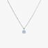 Diamonfire Silver Round Blue Cubic Zirconia Cluster Pendant Necklace P4780