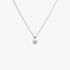 Diamonfire Silver 1.00ct Round Cubic Zirconia 4 Claw Pendant Necklace P4919