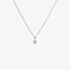 Diamonfire Silver 0.50ct Round Cubic Zirconia 4 Claw Pendant Necklace P4917