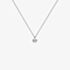 Diamonfire Sterling Silver 0.50ct Bezel Set Cubic Zirconia Solitaire Necklace P4641