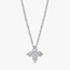Diamonfire Sterling Silver Cubic Zirconia Flower Pendant Necklace P5569