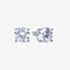 Diamonfire Silver 2.00ct Cubic Zirconia 4 Claw Stud Earrings E5908