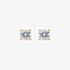 Diamonfire 24ct Gold Plated 4mm Cubic Zirconia Stud Earrings E6299