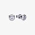Diamonfire Silver 0.50ct Round Cubic Zirconia Stud Earrings E6628
