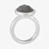 SENCE Twilight Silver Plated Round Faceted Labradorite Ring V023
