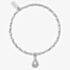 ChloBo Soul Glow Silver Raindrop Bracelet SBCFR3082