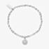 ChloBo Chakra Sterling Silver Moonstone Crown Bead Bracelet SBMS684