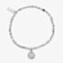 ChloBo Chakra Sterling Silver Lavender Amethyst Third Eye Bead Bracelet SBLA683