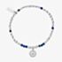 ChloBo Chakra Sterling Silver Kyanite Throat Bead Bracelet SBKY682