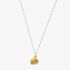 ChloBo Mixed Metal Delicate Cube Chain Elephant Necklace GMNDC406
