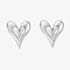ChloBo Sunlit Heart Sterling Silver Stud Earrings SEST3596