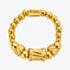 ChloBo Sunray Twist 18ct Gold Plated Ring GR_BCC