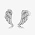 Angel Whisperer Silver Angel Wing Stud Earrings ERE-LILWING-ZI-ST