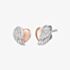 Angel Whisperer Two Tone Heart Wing Stud Earrings ERE-LILHEARTWING-BI