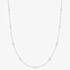 Ania Haie Miss Dainty Sterling Silver Multi Shell Pearl Station Necklace N065-03H