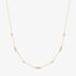 Ania Haie Miss Dainty 14ct Gold Plated Multi Cubic Zirconia Station Necklace N065-04G