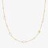 Ania Haie Miss Dainty 14ct Gold Plated Pearl & Cubic Zirconia Star Necklace NO65-09G