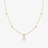Ania Haie Luna Gaze Gold Plated Shell Pearl & Cubic Zirconia Pendant N075-09G