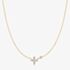 Ania Haie Starlit Drops 14ct Gold Sparkling Lucky Clover Necklace N074-04G
