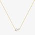 Ania Haie Yellow Gold Tone Plated Cubic Zirconia Duo Necklace N079-01G