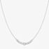 Ania Haie Sterling Silver Cubic Zirconia Graduated Arc Necklace N079-02H