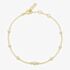 Ania Haie Miss Dainty 14ct Gold Plated Multi Cubic Zirconia Bracelet B065-03G