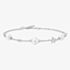 Ania Haie Miss Dainty Sterling Silver Pearl Star Bracelet B065-05H