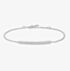 Ania Haie Vogue Maven Sterling Silver Pave Bar Bracelet B062-02H