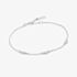 Ania Haie Sterling Silver Cubic Zirconia Cluster Station Bracelet B079-01H
