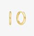 Ania Haie Vogue Maven 14ct Gold Plated Tube Huggie Hoop Earrings E062-01G