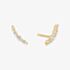 Ania Haie Miss Dainty 14ct Gold Plated Cubic Zirconia Beaded Stud Earrings E065-01G