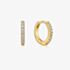 Ania Haie 14ct Gold Plated Sparkle Huggie Hoop Earrings E035-17G