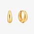 Ania Haie Luxe Minimalism 14ct Gold Plated Luxe Huggie Hoop Earrings E024-03G