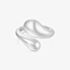 Ania Haie Vogue Maven Sterling Silver Crossover Ring R062-03H