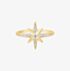 Ania Haie Miss Dainty 14ct Gold Plated Cubic Zirconia Star Ring R065-02G