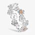 Clogau Silver & 9ct Rose Gold Forget Me Not Flower Ring 3SFMN0748