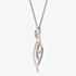 Clogau Nature's Wonder Sterling Silver & Swarovski Zirconia Waterfall Pendant Necklace 3SNWO1176