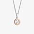 Clogau Celebration Silver 9ct Rose Gold Topaz Circle Necklace 3SMP5