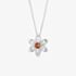 Clogau Daffodil Silver 9ct Rose Gold Flower Necklace 3SDP3