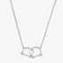 Clogau Sterling Silver & Rose Gold Royal Stirrup Horse Shoe Necklace 3SROY948