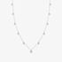 Clogau Two Colour Celebration Topaz Station Necklace 3SCEL935