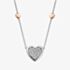 Clogau Two Colour Forever Yours Heart Necklace 3SFYO1008
