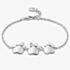 Clogau Paw Prints Silver Triple Paw Bracelet 3SPWP0824