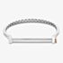 Clogau Sterling Silver & Rose Gold Royal Stirrup Horse Shoe Bangle 3SROY953